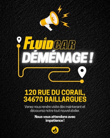 FLUIDCAR déménage à Baillargues