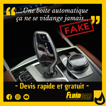 Une boîte automatique ne se vidange jamais : c'est faux !