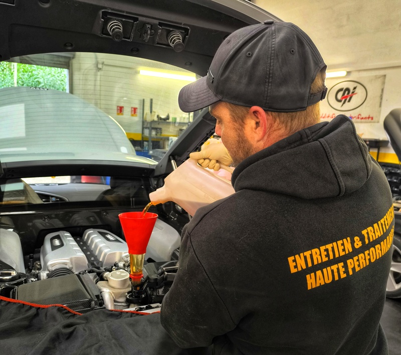 Vidange moteur Audi R8