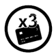 Icône silhouette noire dans cercle : Symbole abstrait Silhouette noire et irrégulière, rappelant une forme de tête ou de carte, centrée dans un cercle noir sur fond blanc.